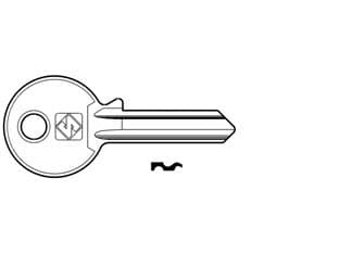 Chiavi per Cilindri Iseo 5 Spine Piccole IE3 in Acc. Nich. IE3 Dx 100 Pezzi - 2