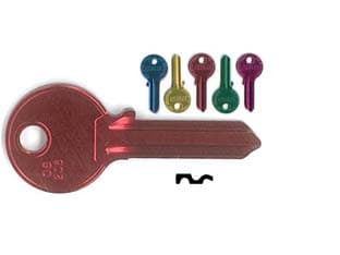 Chiavi per Cilindri Cisa 5 Spine Grandi CS206U Ultralite 5 Colori 10 Pezzi - 2