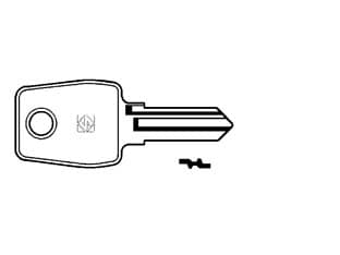 Chiavi per Cilindri L&f 5 Spine Piccole LF23R Dx Silca 10 Pezzi - 2