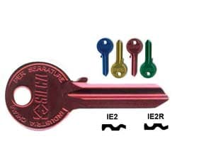 Chiavi per Cilindri Iseo 5 Spine Grandi IE2RU Sx Ultralite Verdi 10 Pezzi - 2