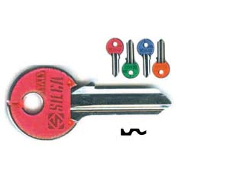 Chiavi per Cilindri Cisa 4 Spine Grandi CS204DZ Dx Silky 4 Colori 100 Pezzi - 2