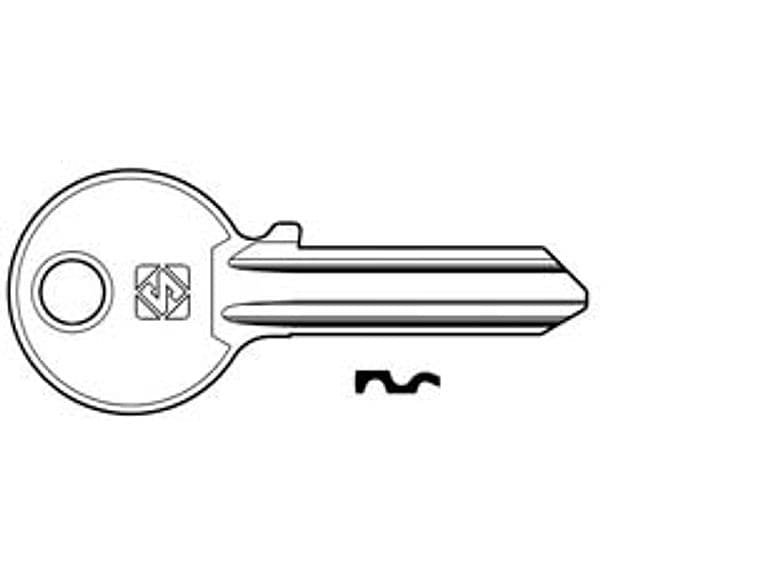 Chiavi per Cilindri Cisa 5 Spine Grandi CS206 in Acc. Nich. CS206 100 Pezzi - 2