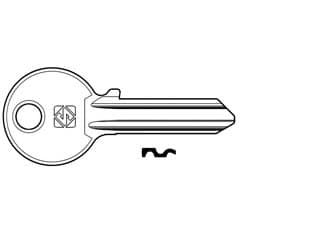 Chiavi per Cilindri Cisa 5 Spine Grandi CS206 in Acc. Nich. CS206 100 Pezzi - 2