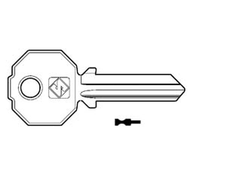 Chiavi per Cilindri Prefer 5 Spine Grandi PF092 Silca 10 Pezzi - 2