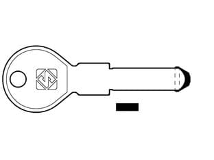 Chiavi Punzonate per Cilindri Keso KE19 Silca 5 Pezzi - 2