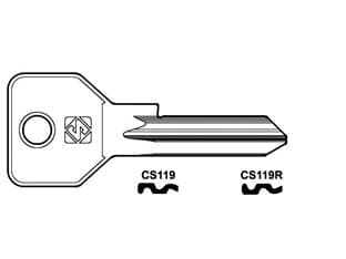 Chiavi per Cilindri Cisa 5 Spine Grandi CS119 CS119R Sx Silca 10 Pezzi - 2