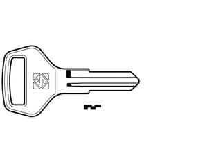 Chiavi per Cilindri Evergood 5 Spine Piccole ED1 Dx Silca 10 Pezzi - 2