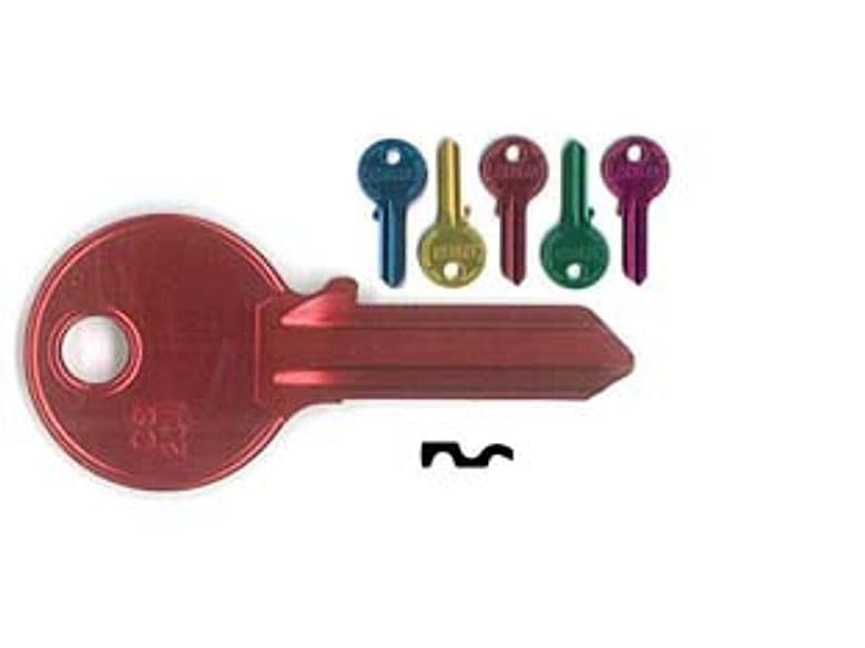 Chiavi per Cilindri Cisa 4 Spine Grandi CS204U Ultralite 5 Colori 10 Pezzi - 2