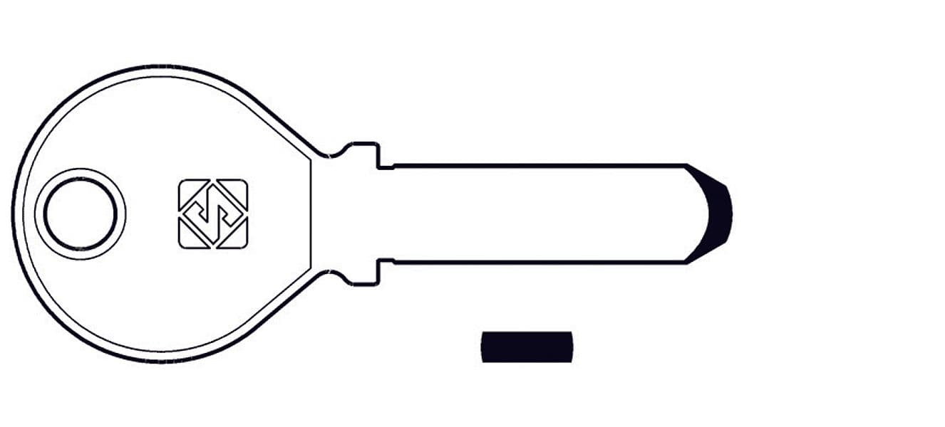 Chiavi Punzonate per Cilindri Keso 15 Spine KE3 Silca 5 Pezzi - 2
