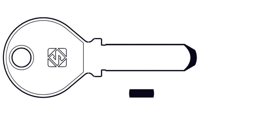 Chiavi Punzonate per Cilindri Keso 15 Spine KE3 Silca 5 Pezzi - 2