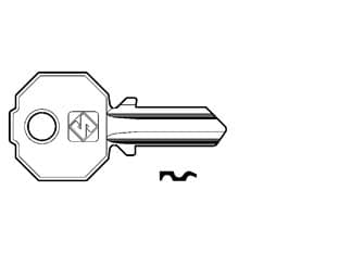 Chiavi per Cilindri Prefer 3 Spine Grandi PF208 Dx Silca 10 Pezzi - 2