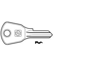 Chiavi per Cilindri Caf 4 Spine Piccole CAF2 Dx Silca 10 Pezzi - 2