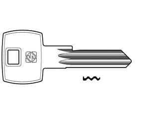 Chiavi per Cilindri Corbin 5 Spine Grandi CB90R Sx Silca 10 Pezzi - 2