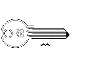 Chiavi per Cilindri Corbin 5 Spine Grandi CB78R Sx Silca 5 Pezzi - 2