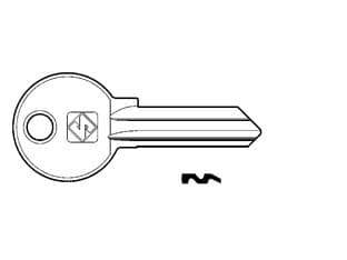 Chiavi per Cilindri Corbin 5 Spine Grandi CB5 Dx Silca 10 Pezzi - 2
