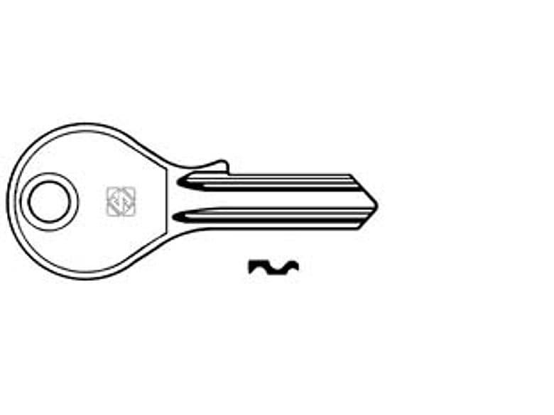 Chiavi per Cilindri Caf 4 Spine Piccole CAF1 Dx Silca 10 Pezzi - 2