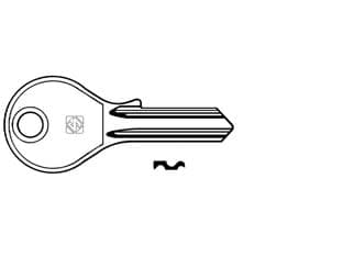 Chiavi per Cilindri Caf 4 Spine Piccole CAF1 Dx Silca 10 Pezzi - 2