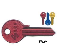 Chiavi per Cilindri Corbin 5 Spine Grandi CB5U Dx Ultralite Rosse 10 Pezzi - 2