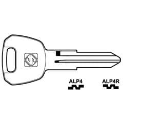 Chiavi per Cilindri Alpha 5 Spine Piccole ALP4R Sx Silca 10 Pezzi - 2
