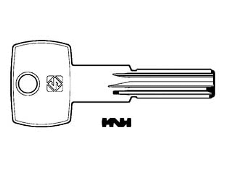 Chiavi Punzonate per Cilindri Agb 7 Spine Profilo Piatto AGB8 10 Pezzi - 2