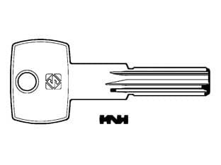 Chiavi Punzonate per Cilindri Agb 7 Spine Profilo Piatto AGB8 10 Pezzi - 2
