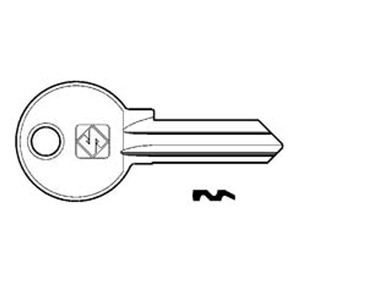 Chiavi per Cilindri Corbin 5 Spine Grandi CB8 Dx Silca 10 Pezzi - 2