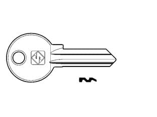 Chiavi per Cilindri Corbin 5 Spine Grandi CB8 Dx Silca 10 Pezzi - 2