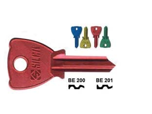 Chiavi per Cilindri Beta 4 Spine Grandi BE201U Sx Ultralite Blu 10 Pezzi - 2