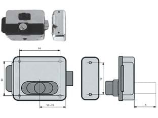 Elettroserr. Cancelli Reversib. Foro Variabile C Pulsan.multipla 5015 5070 - 2