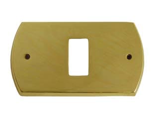 Coprinterruttori Bordo Tondo 1 Posto in Ottone Lucido in Ottone 2 Pezzi - 2