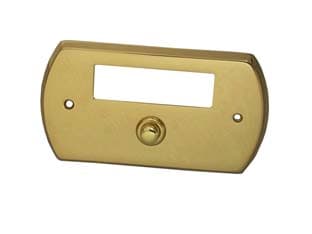 Campanello Ovale con Pulsante in Ottone - 2