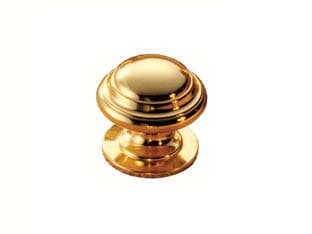Pomoli per Mobili Sagomati in Ottone Lucido Ø 30 mm 5 Pezzi - 2