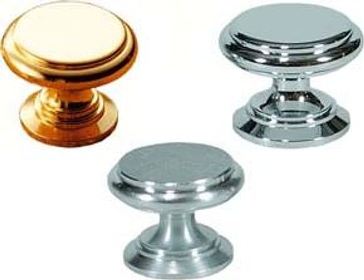 Pomoli per Mobili in Ottone Piatti Sagomati Ø 32 mm in Ottone 5 Cod 85946