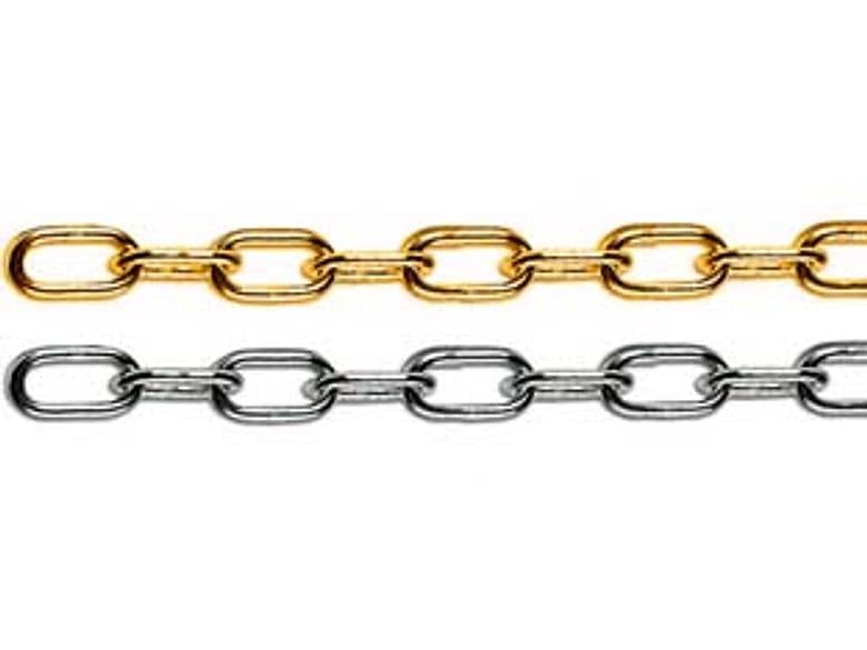 Catena Genovese in Matassine N°12 Maglia Ø 16 mm Ferro Ottonato 25 m - 2