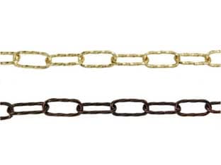 Catena Ritorta per Lampadari Ø 3,5 mm MMX45X20 in Ferro Ottonato 10 m - 2