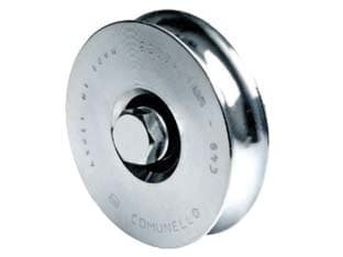 Ruota Cancelli Gola Semitonda ART.310 120 MMX22, M14X70 Comunello 2 Pezzi - 2