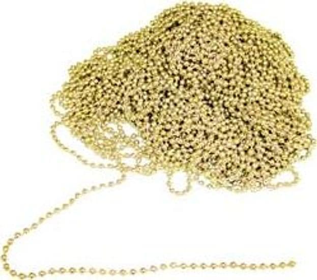 Catena a Perline in Ottone Lucido Ø 3,5 mm 25 m - 2