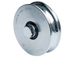 Ruota Cancelli Gola Semitonda ART.315 120 MMX28, M14X70 Comunello 2 Pezzi - 2