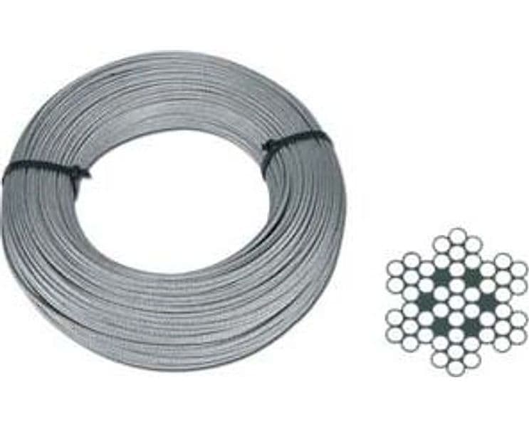 Fune Metallica in Acciaio Inox AISI 316 49 Fili Ø 3 mm MMXMT.25 1 Matassa