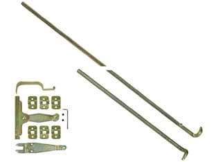 Spagnolette per Balcone Complete in Kit Tropicalizzate 240 cm 2 Pezzi - 2