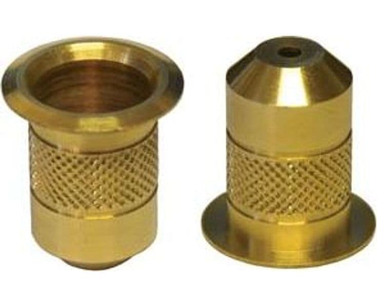 Pozzetti in Ottone per Aste Ø 14 mm 10 Pezzi
