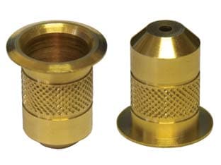 Pozzetti in Ottone per Aste Ø 14 mm 10 Pezzi - 2