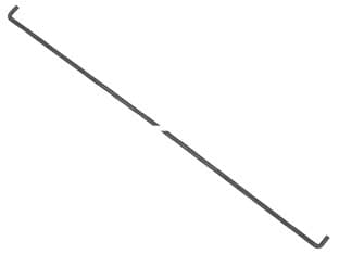 Asta Tonda con Pieghe per Cremonesi 240 cm Mrcas 10 Pezzi - 2