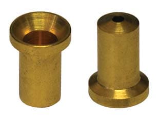 Pozzetti in Ottone per Aste Ø 10 mm 20 Pezzi - 2