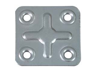 Piastra di Giunzione 4 Fori 40 MMX40 200 Pezzi - 2