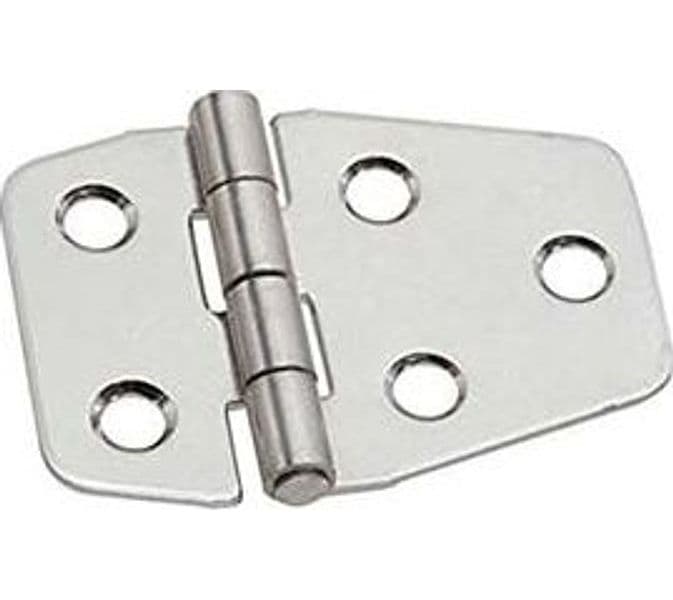 Cerniere per Nautica a Biscotto Asimmetriche in Acciaio Inox 24 Pezzi - 2