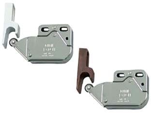 Cricchetto a Spinta Mini Latch con Riscontro 33 MMX26X11 Marrone 50 Pezzi - 2