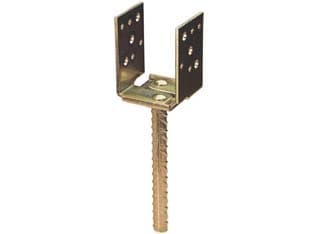 Staffa a Pavimento con Perno Regolabile per Trave ART.788 60140 mm Spessore - 2
