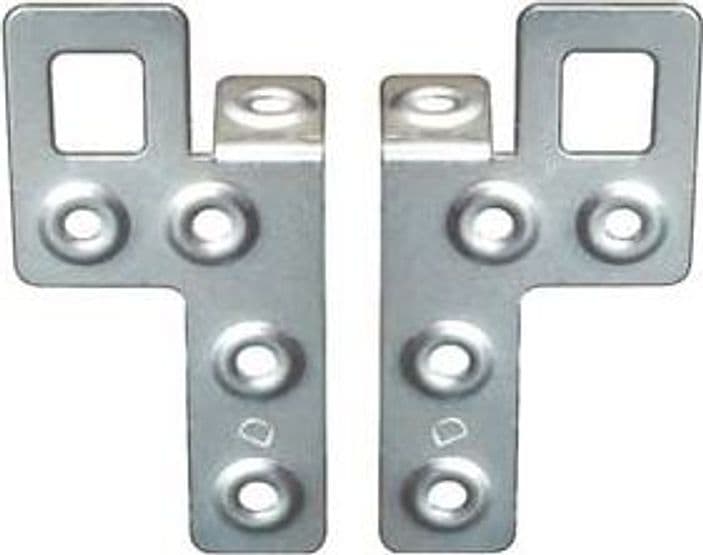 Attaccaglie per Pensili Zincate Dx 50 Pezzi - 2