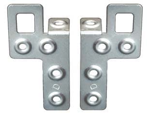 Attaccaglie per Pensili Zincate Dx 50 Pezzi - 2